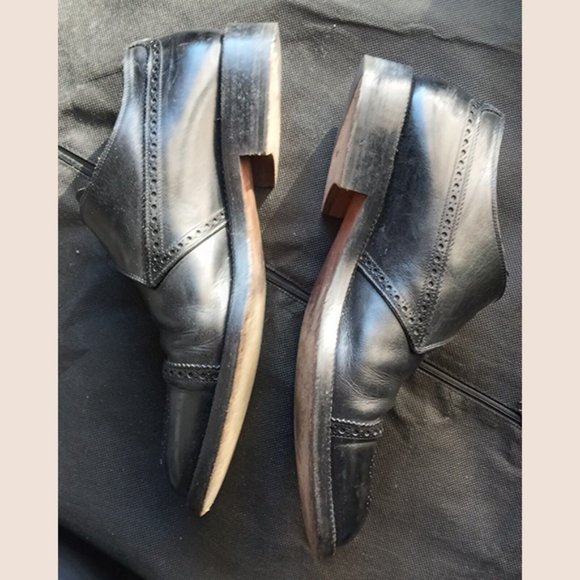 FRATELLI ROSSETTI - Black monk strap oxford shoes - Sz 10D - Picture 7 of 12